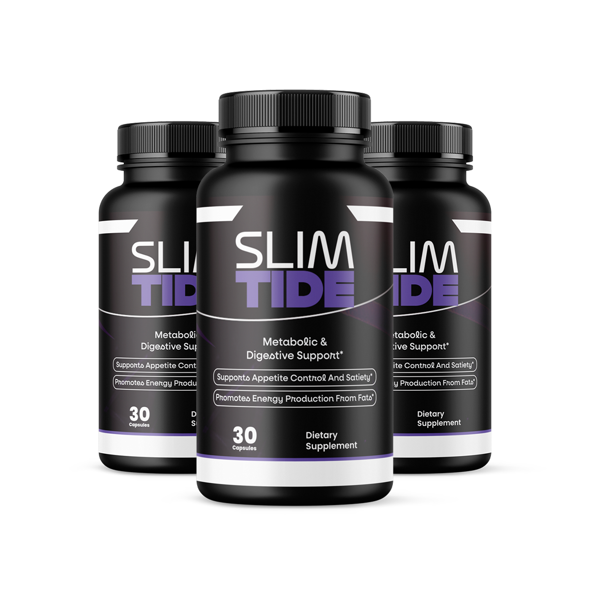 Slimtide metabolic support capsules bottle